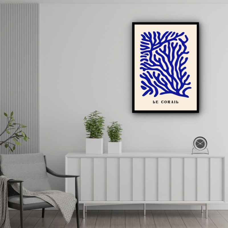 Quadro Decorativo Matisse Le Corail - 70x50 cm