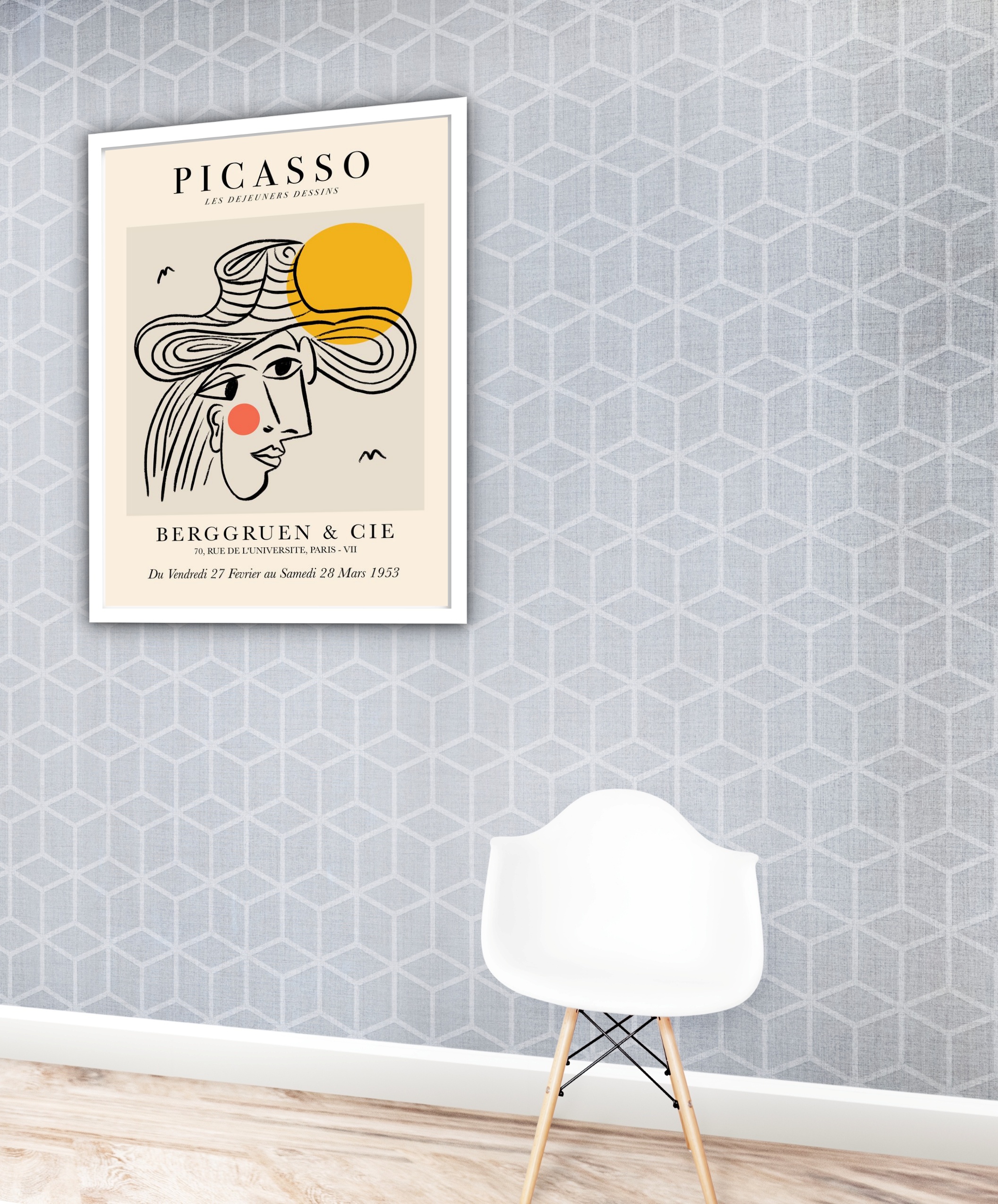 Quadro Decorativo Matisse Les Dejeuners Dessins - 70x50 cm