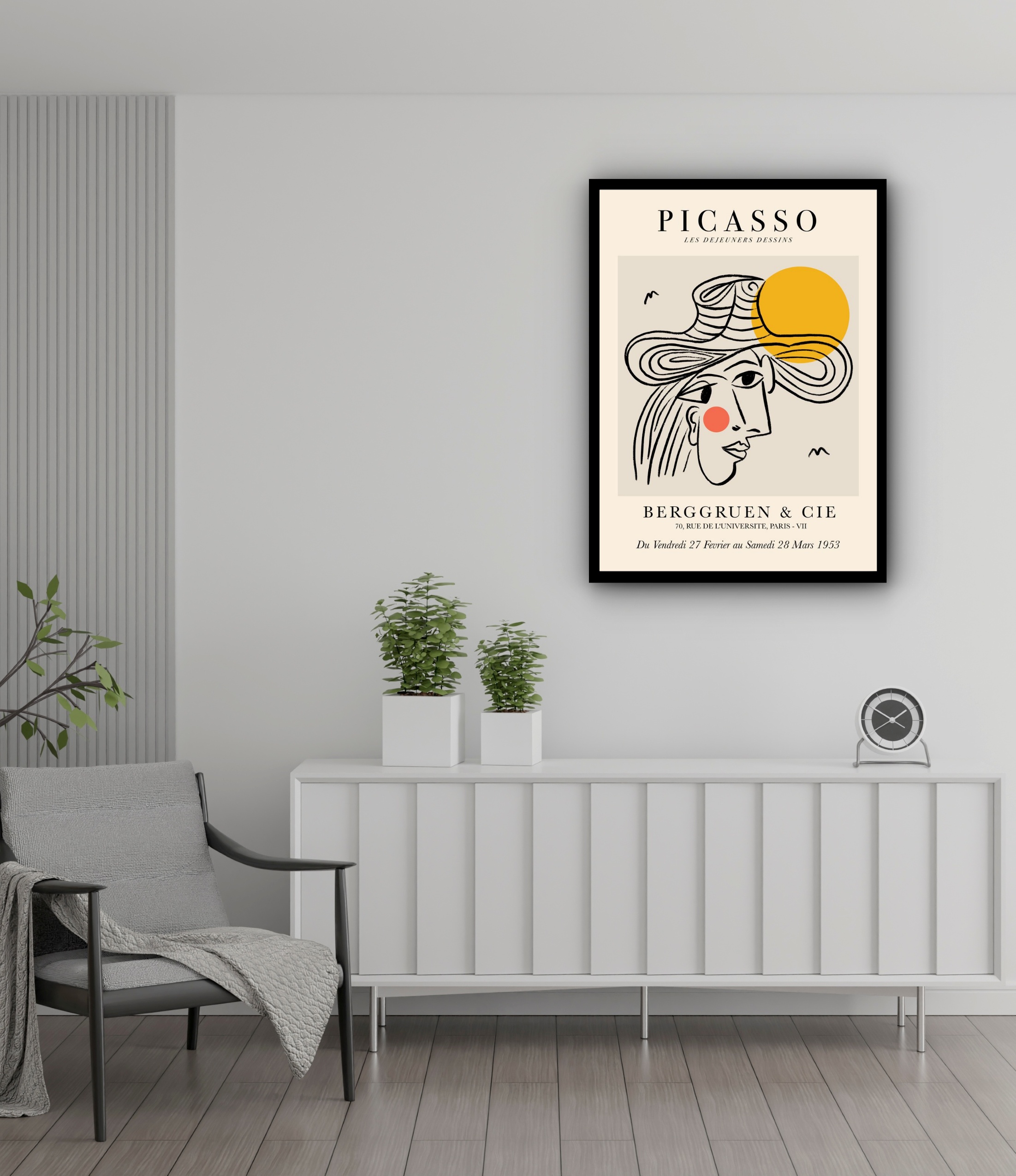 Quadro Decorativo Matisse Les Dejeuners Dessins - 70x50 cm