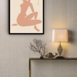 Quadro Decorativo Matisse Mulher Bege - 70x50 cm