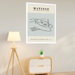 Quadro Decorativo Matisse Mulher Linhas - 70x50 cm