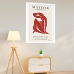 Quadro Decorativo Matisse Mulher Vermelho - 70x50 cm