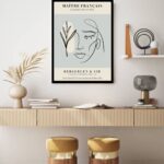 Quadro Decorativo Matisse Mulher e Planta - 70x50 cm