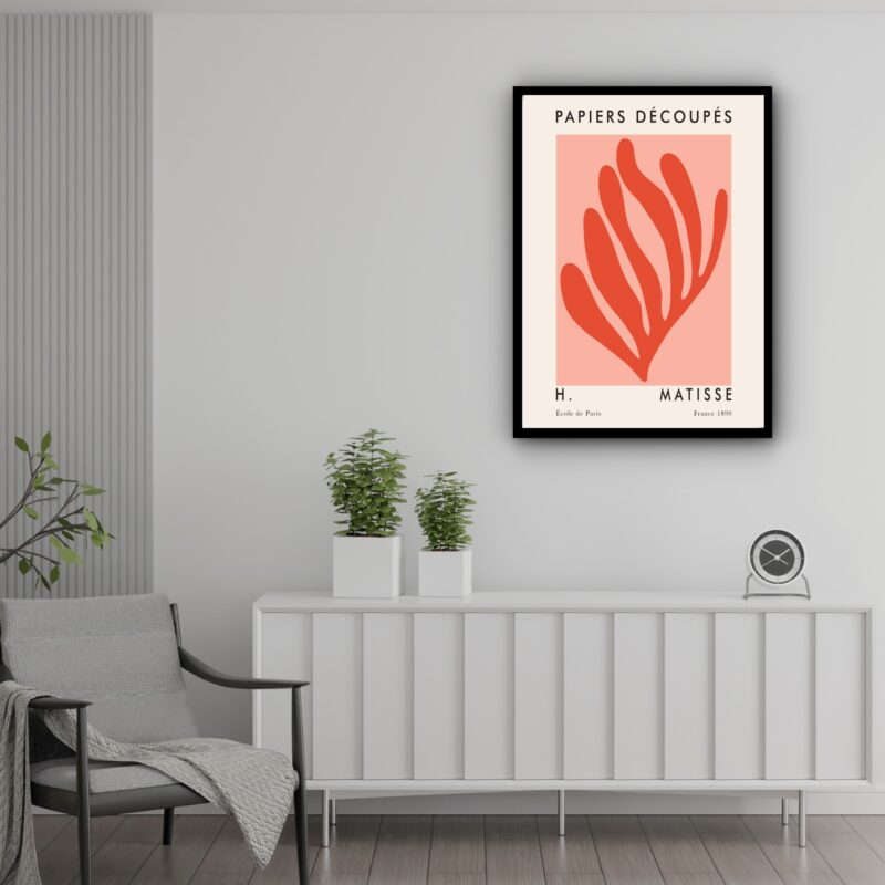Quadro Decorativo Matisse Papiers Découpés - 70x50 cm