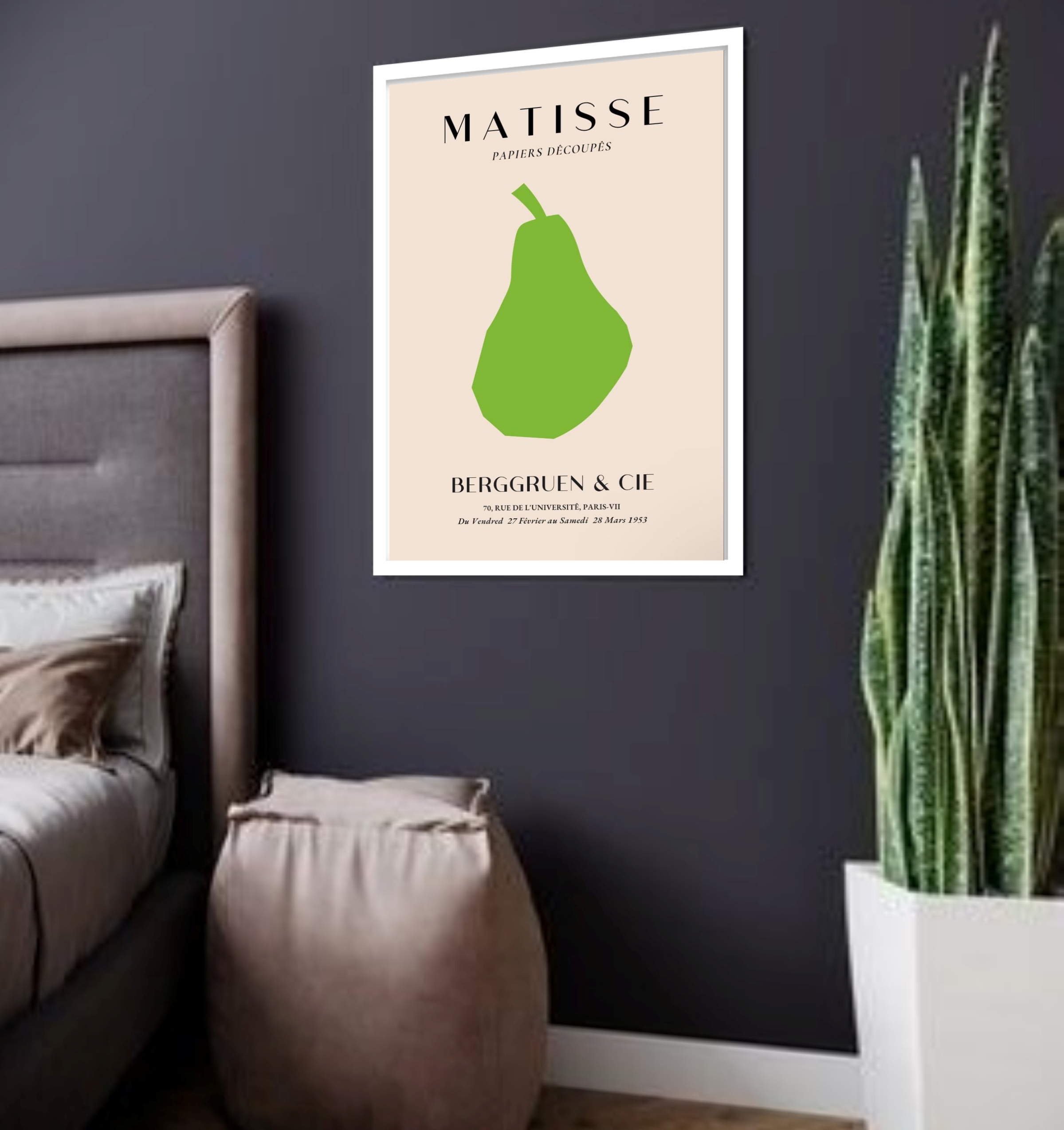 Quadro Decorativo Matisse Pera - 70x50 cm