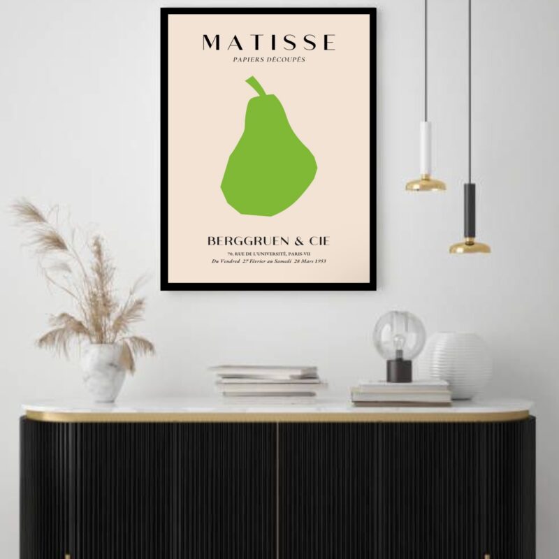 Quadro Decorativo Matisse Pera - 70x50 cm