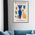 Quadro Decorativo Matisse Silhueta Corais 2014 - 70x50 cm