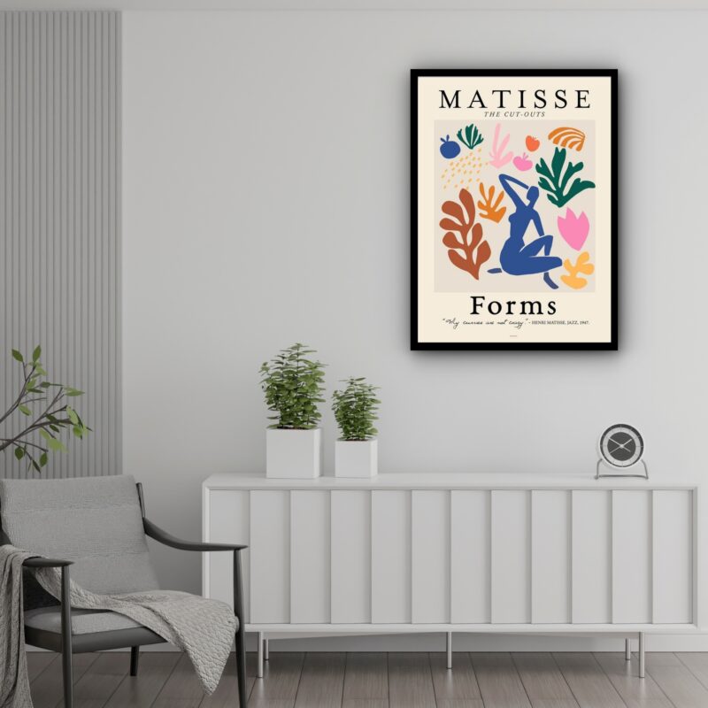 Quadro Decorativo Matisse The Cut-Outs Forms - 70x50 cm