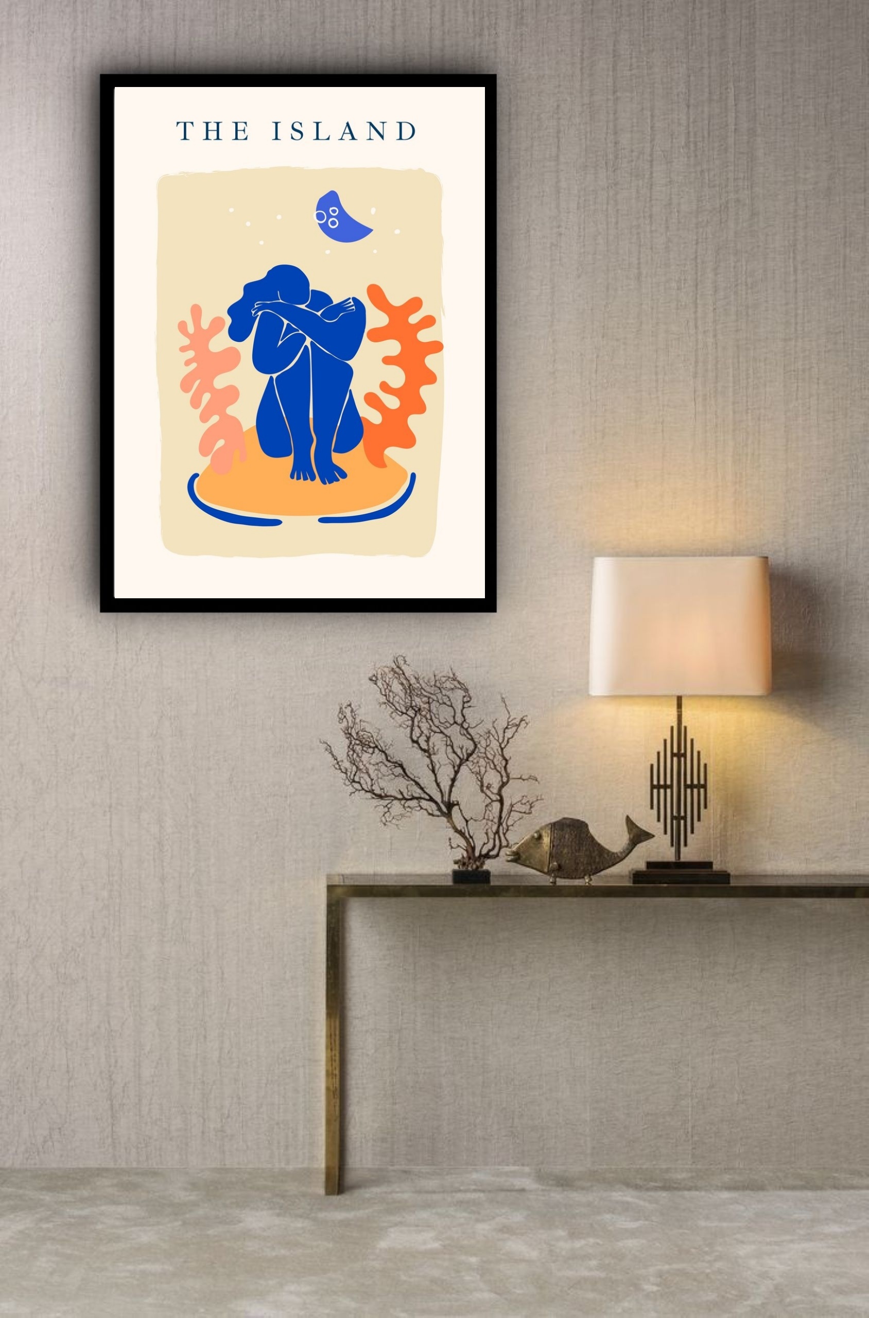 Quadro Decorativo Matisse The Island - 70x50 cm