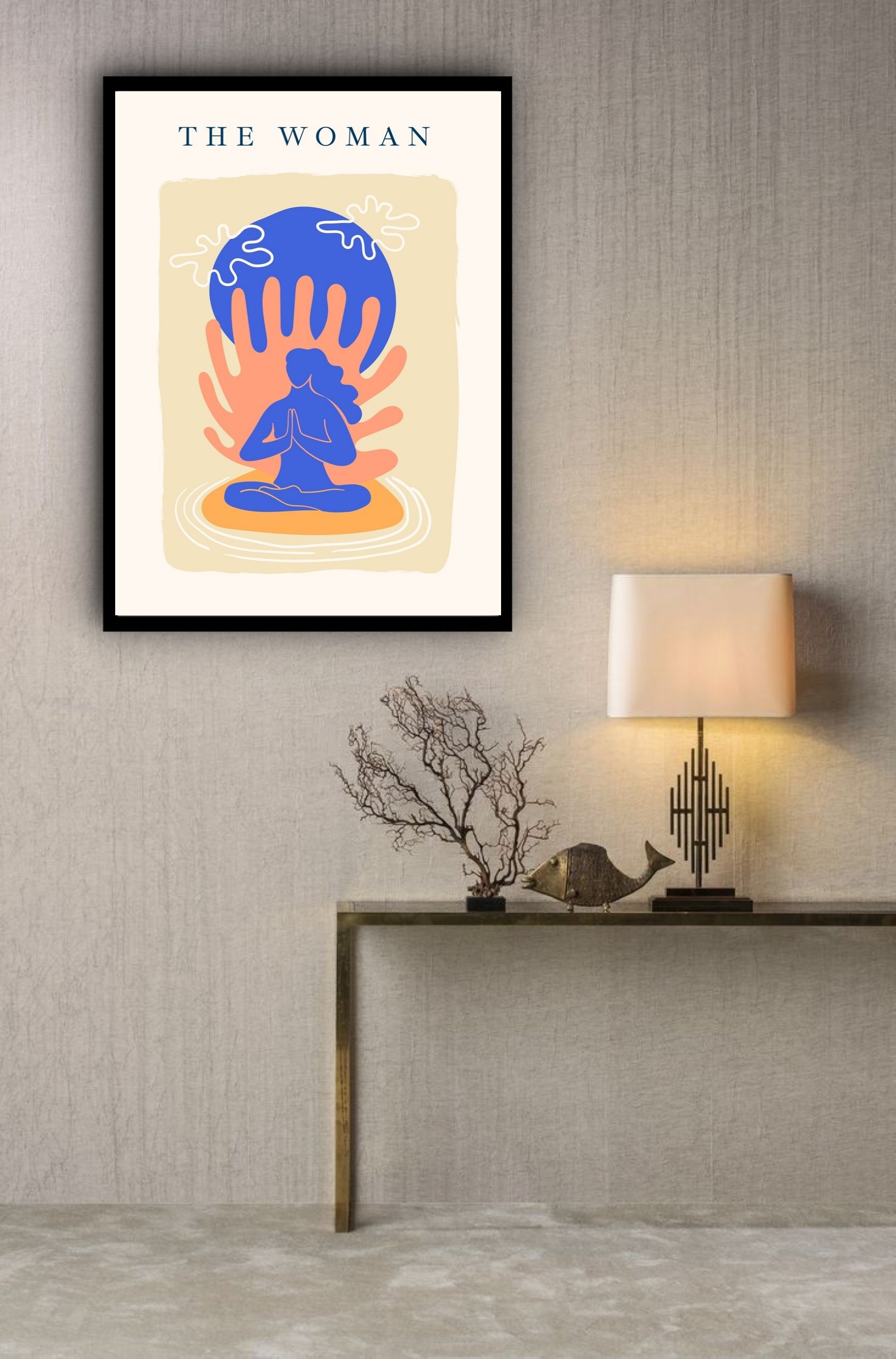 Quadro Decorativo Matisse The Woman - 70x50 cm
