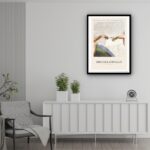 Quadro Decorativo Michelangelo Criação Mundo - 70x50 cm