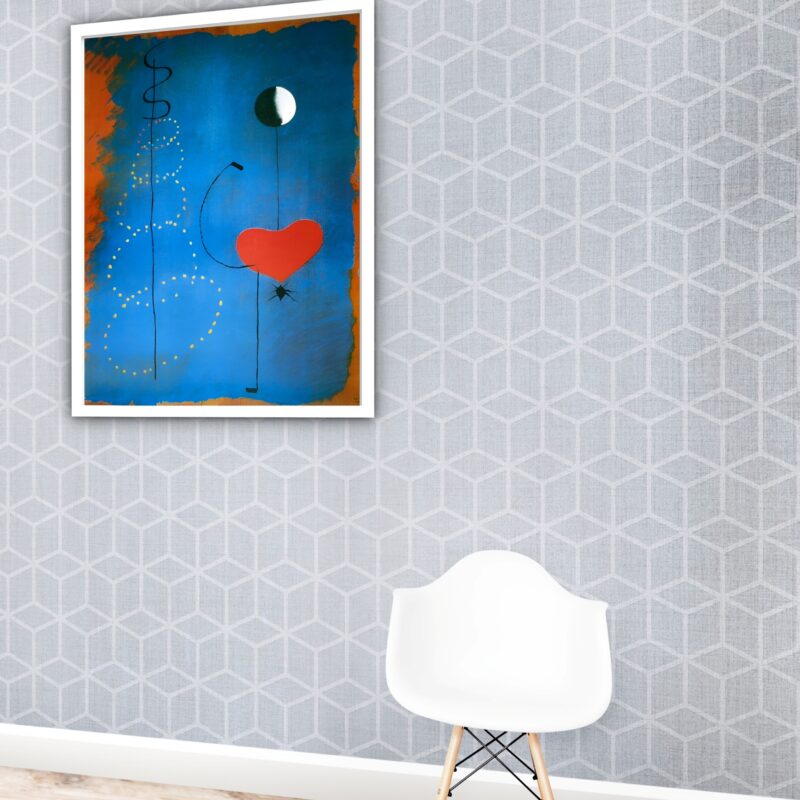 Quadro Decorativo Miró Bailarina - 70x50 cm