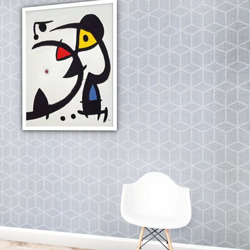 Quadro Decorativo Miró Two Birds - 70x50 cm