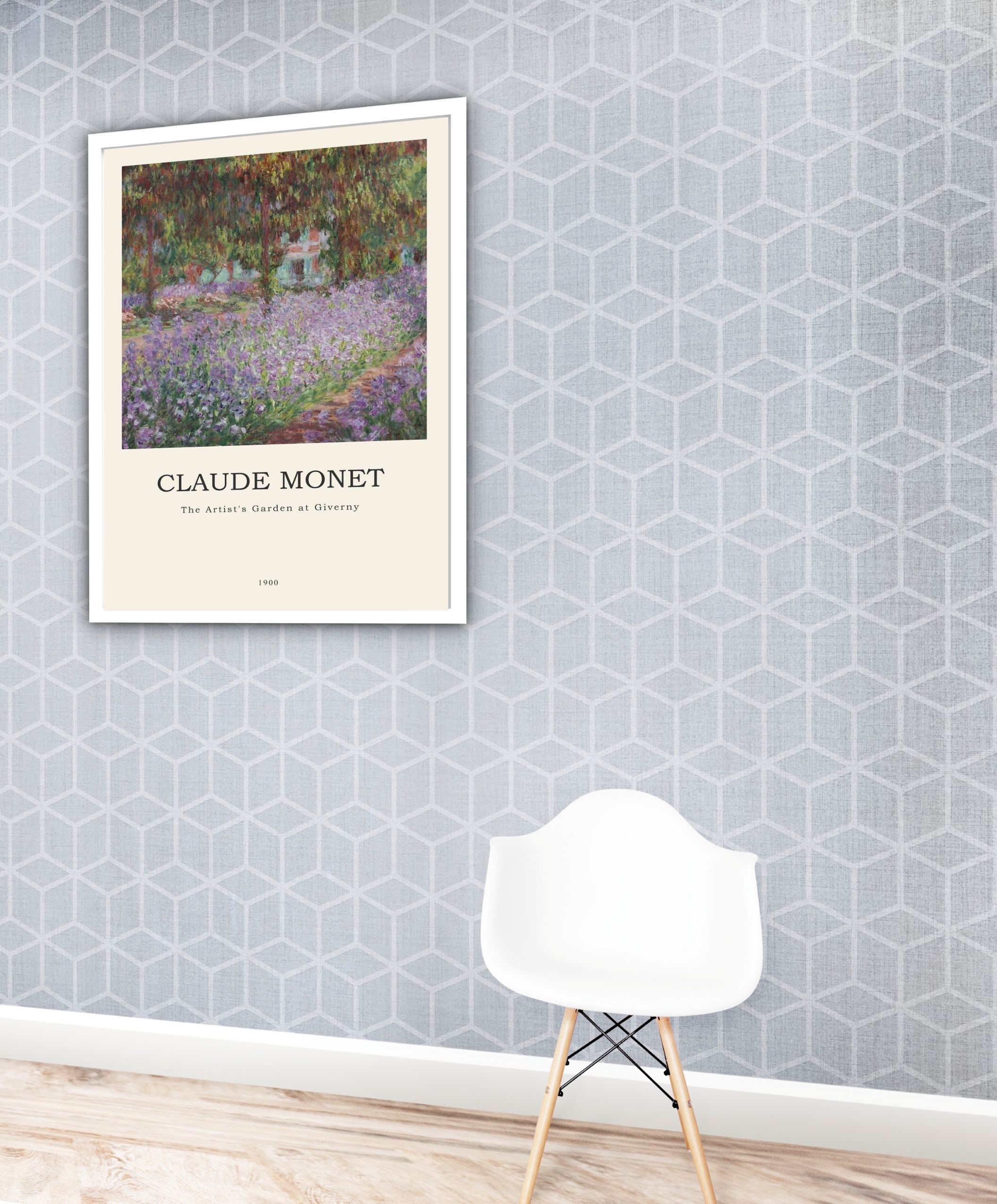 Quadro Decorativo Monet Garden at Giverny - 70x50 cm