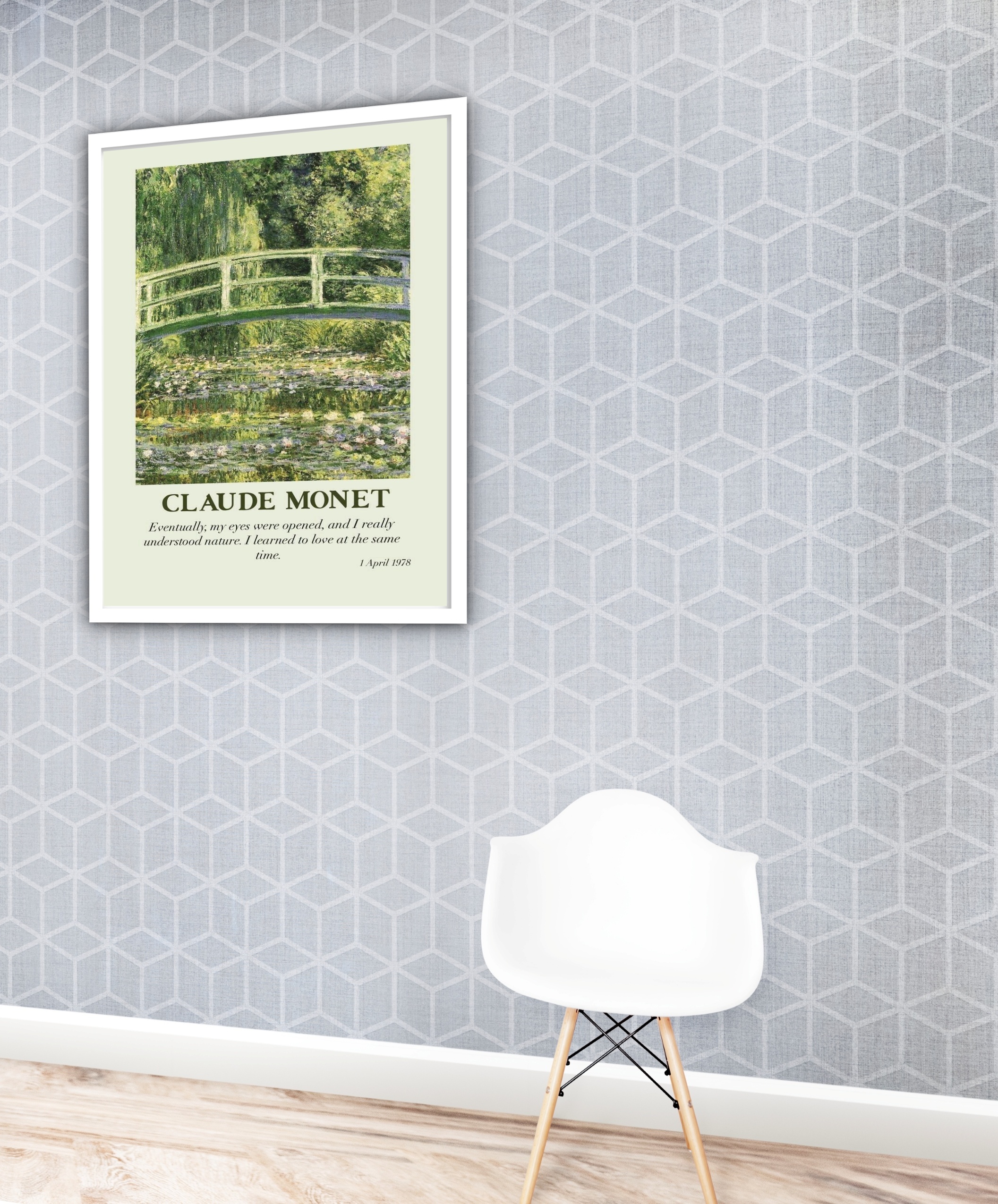 Quadro Decorativo Monet Japonese Bridge - 70x50 cm