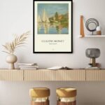 Quadro Decorativo Monet Regatta at Argenteuil - 70x50 cm