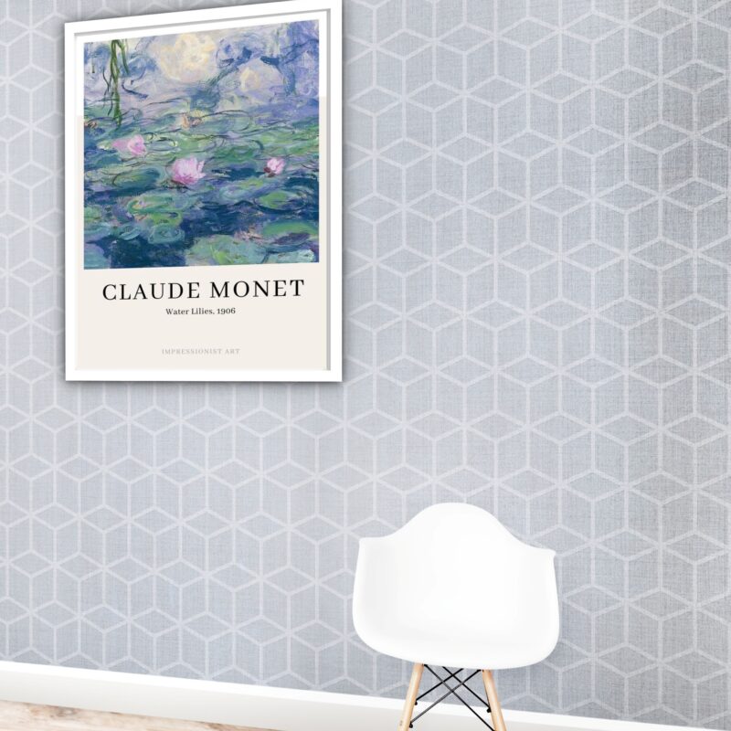 Quadro Decorativo Monet Water Lilies - 70x50 cm