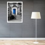 Quadro Decorativo New York Porta Azul - 70x50 cm
