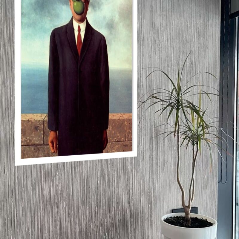 Quadro Decorativo René Magritte Surrealismo - 70x50 cm