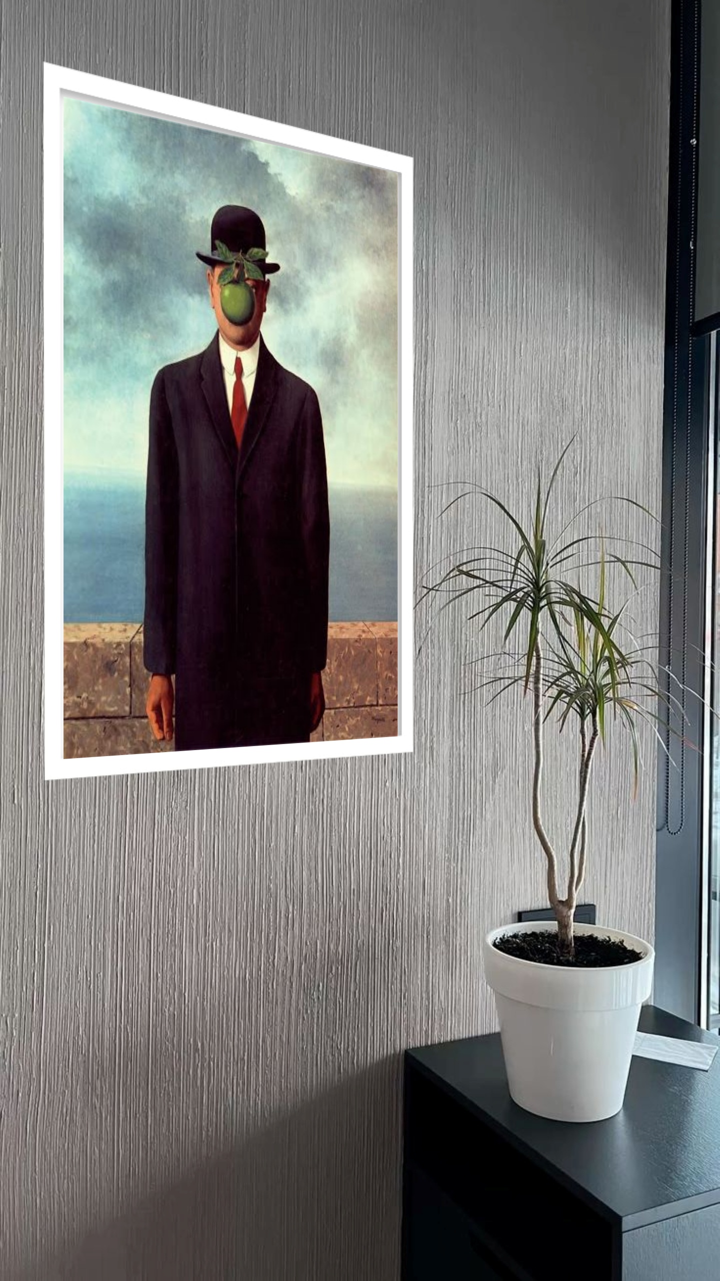 Quadro Decorativo René Magritte Surrealismo - 70x50 cm