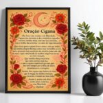 Quadro Decorativo Oração Cigana