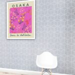 Quadro Decorativo Osaka Flower Market - 70x50 cm