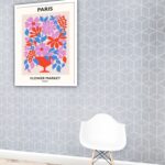 Quadro Decorativo Paris Flower Market - 70x50 cm