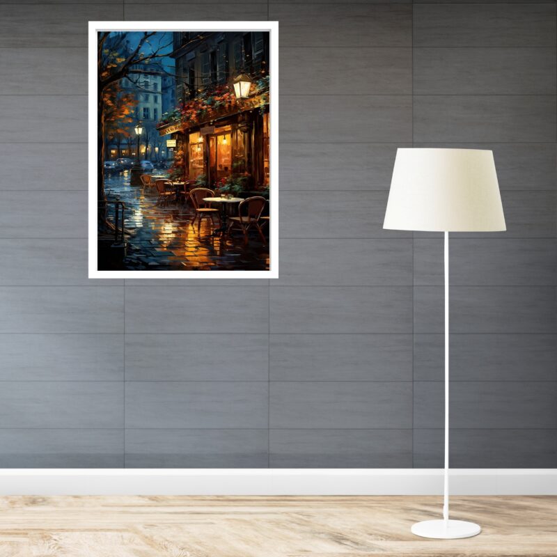 Quadro Decorativo Paris Ilustração - 70x50 cm