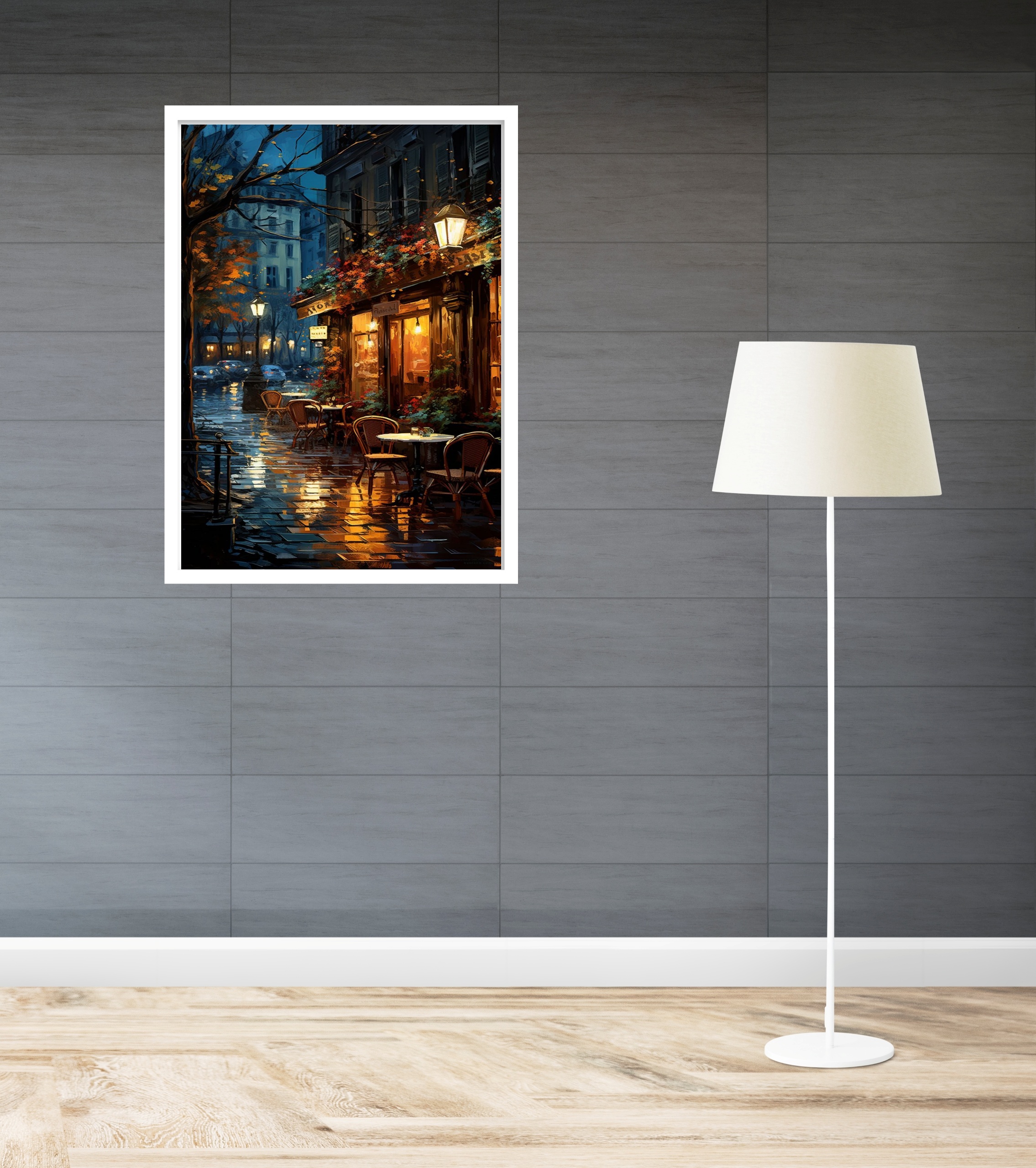 Quadro Decorativo Paris Ilustração - 70x50 cm