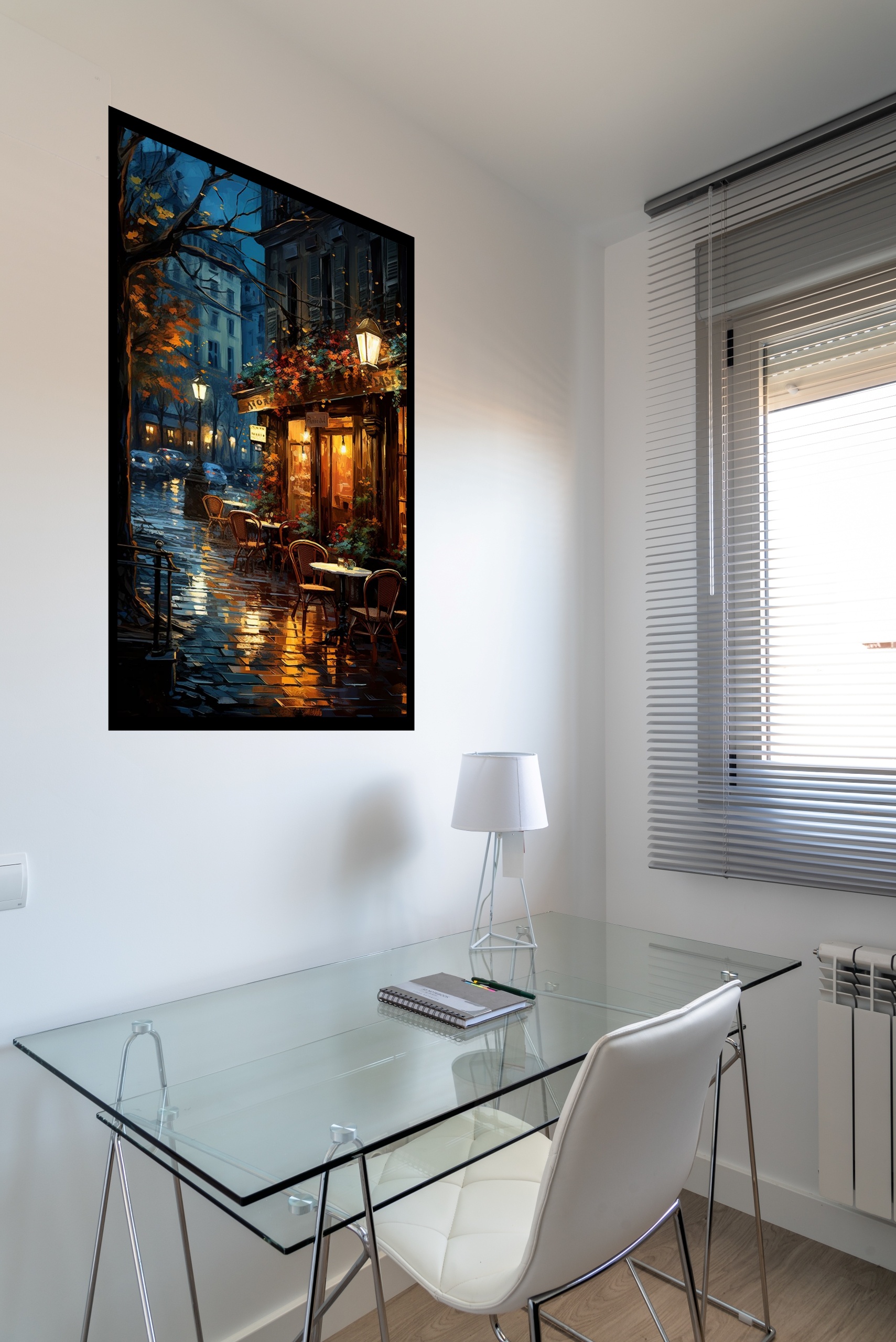 Quadro Decorativo Paris Ilustração - 70x50 cm