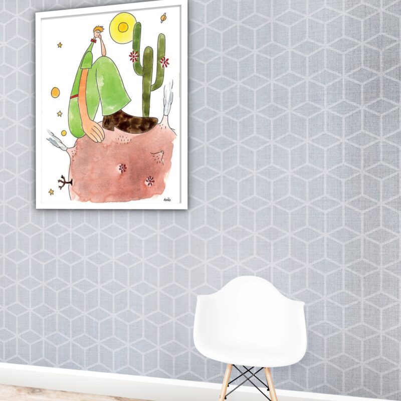 Quadro Decorativo Paródia Obra Tarsila - 70x50 cm