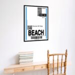 Quadro Decorativo Passagem Para Praia - 70x50 cm