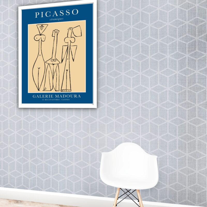 Quadro Decorativo Picasso Galerie Madoura - 70x50 cm