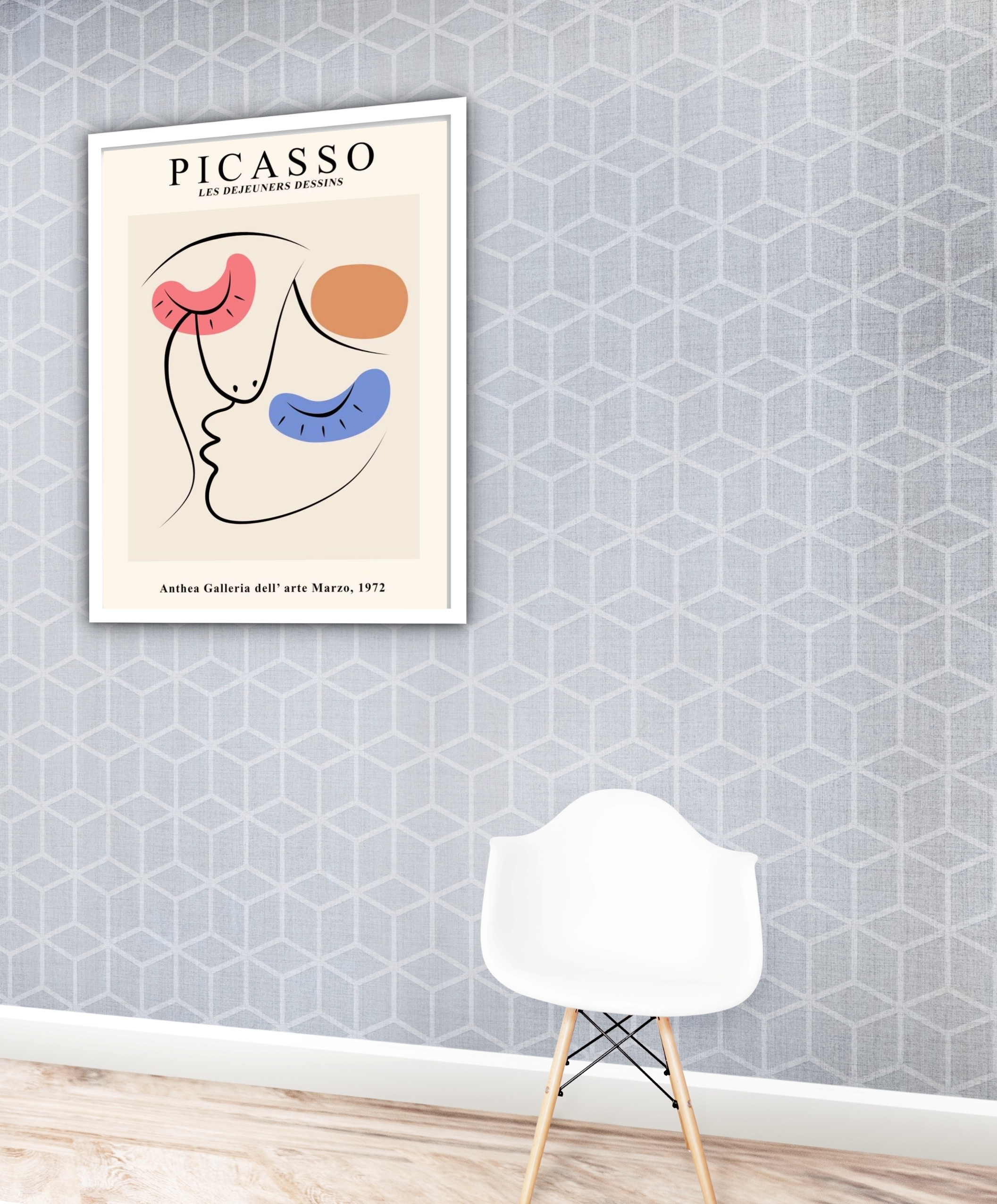 Quadro Decorativo Picasso Le Dejeuners - 70x50 cm
