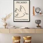 Quadro Decorativo Picasso Peace and Fredom - 70x50 cm