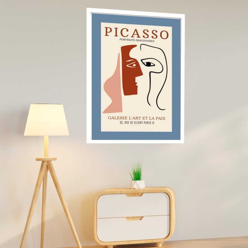 Quadro Decorativo Picasso Portraits - 70x50 cm