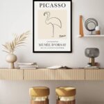 Quadro Decorativo Picasso The Flamingo - 70x50 cm