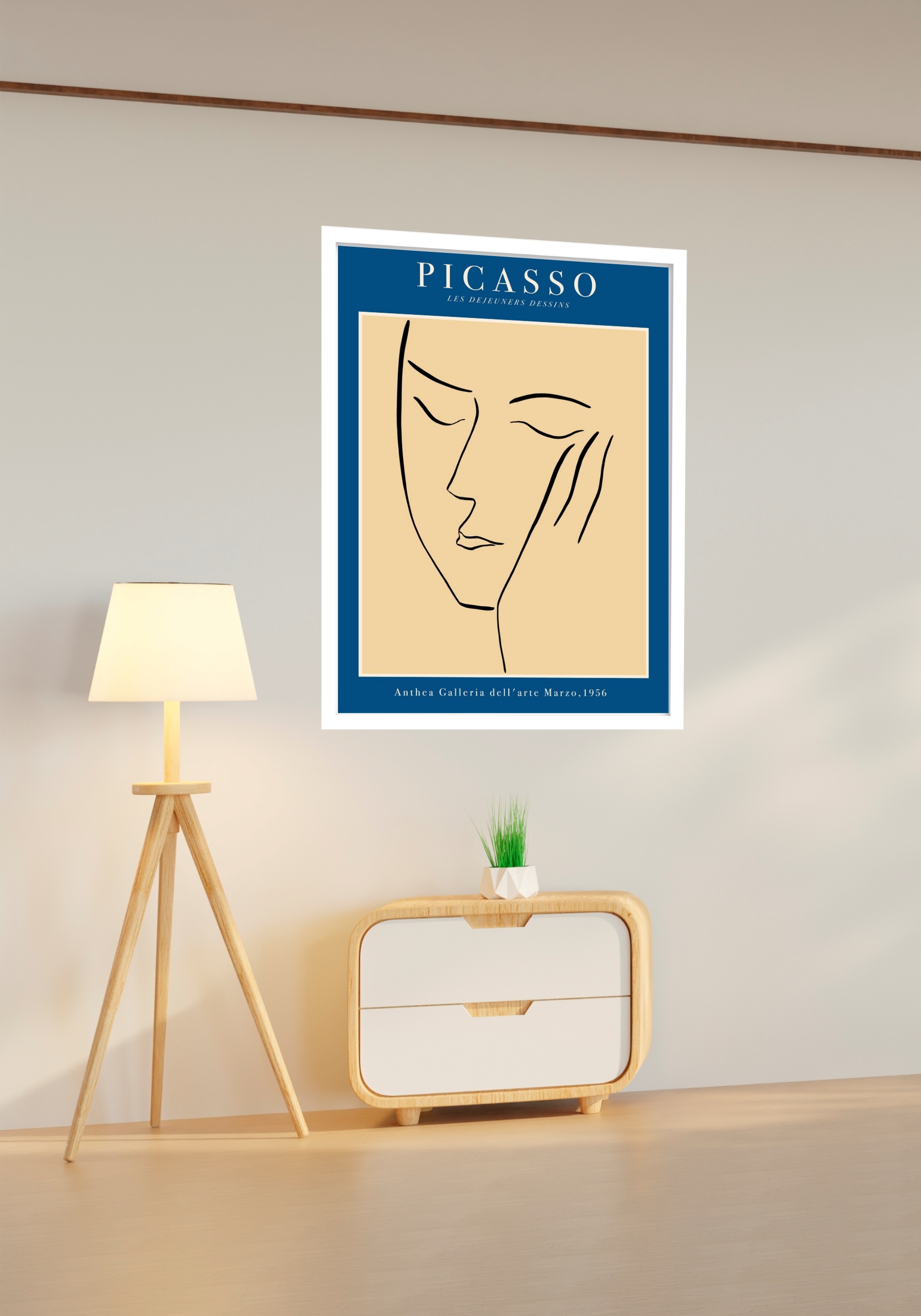 Quadro Decorativo Picasso The Girl - 70x50 cm