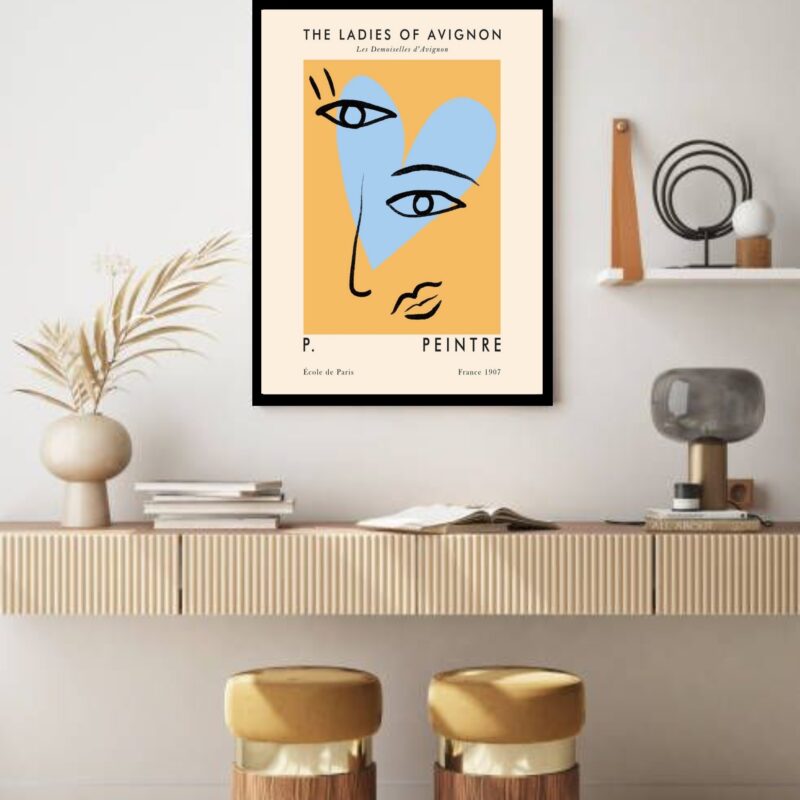 Quadro Decorativo Picasso The Ladies - 70x50 cm