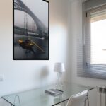 Quadro Decorativo Porto Portugal Barco Amarelo - 70x50 cm