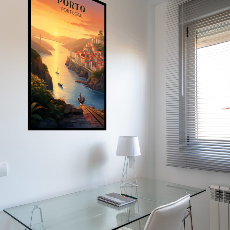 Quadro Decorativo Porto Portugal Poster - 70x50 cm