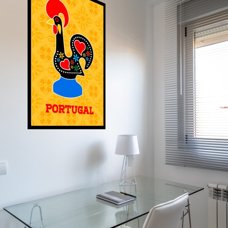 Quadro Decorativo Portugal Barcelos Poster - 70x50 cm