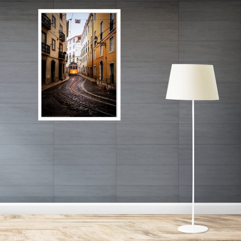 Quadro Decorativo Portugal Bondinho - 70x50 cm