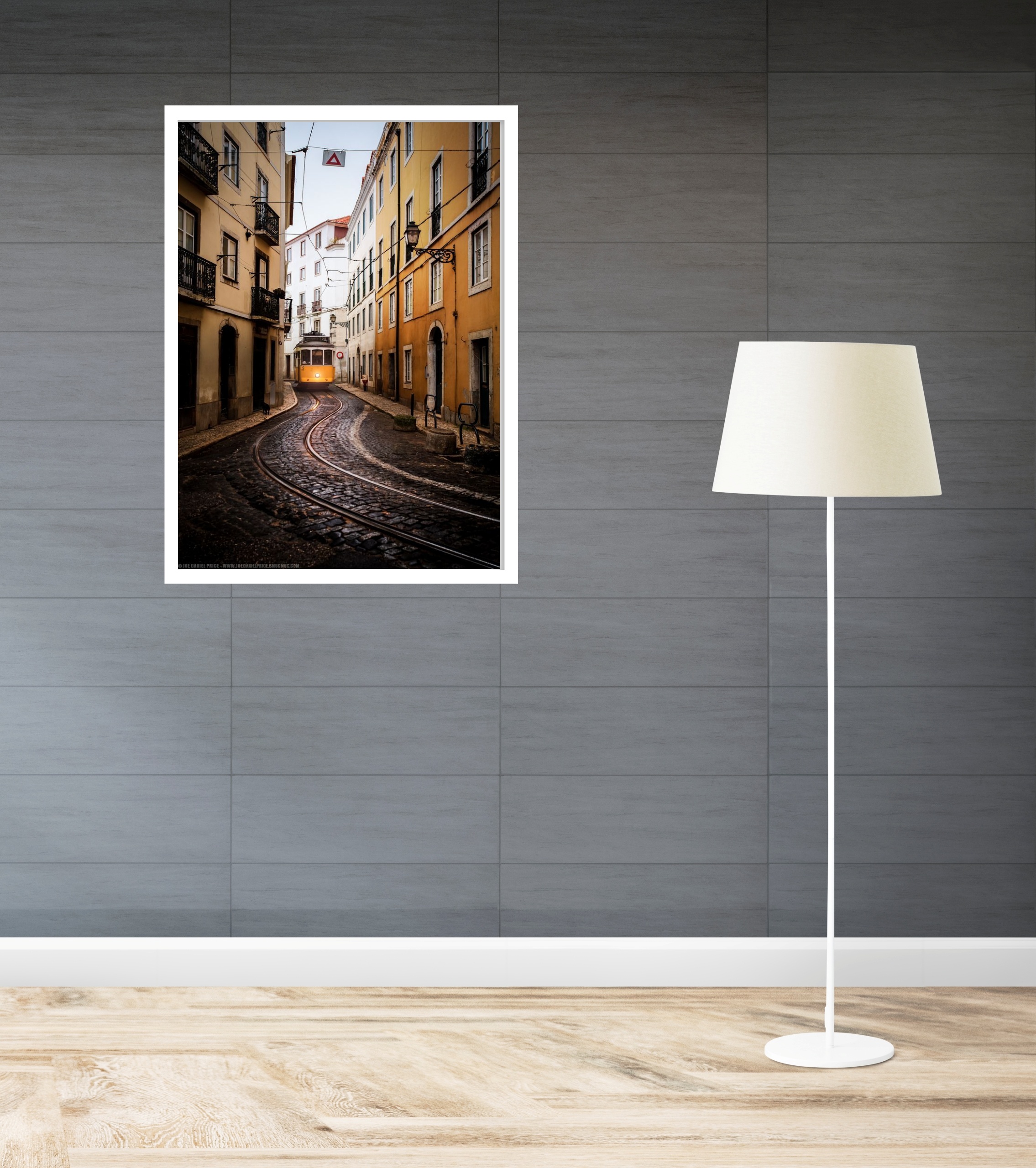 Quadro Decorativo Portugal Bondinho - 70x50 cm
