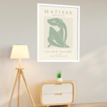 Quadro Decorativo Poster Matisse Mulher Verde - 70x50 cm