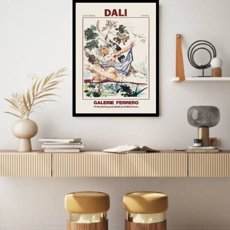 Quadro Decorativo Poster Obra Dali - 70x50 cm