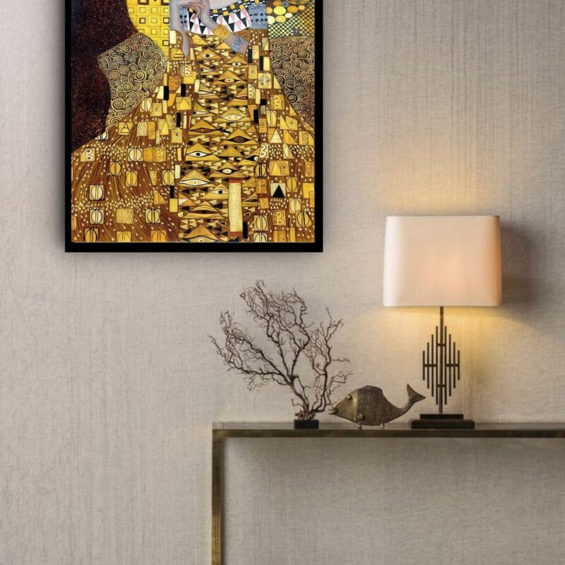 Quadro Decorativo Gustav Klimt Adele - 70x50 cm
