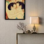 Quadro Decorativo Gustav Klimt Idades - 70x50 cm