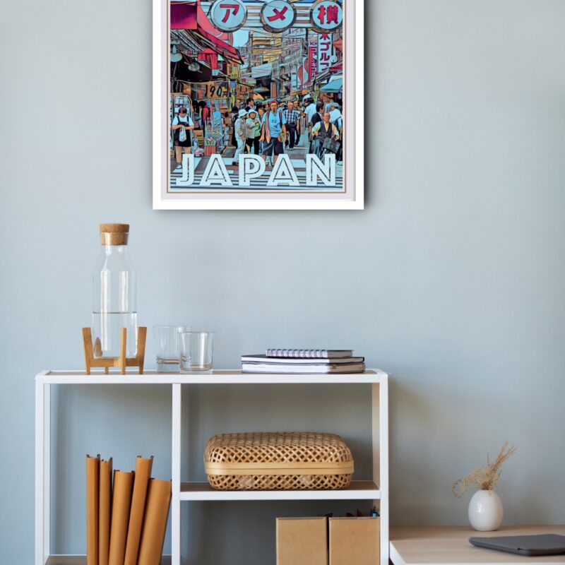 Quadro Decorativo Poster Tokyo Japan - 70x50 cm