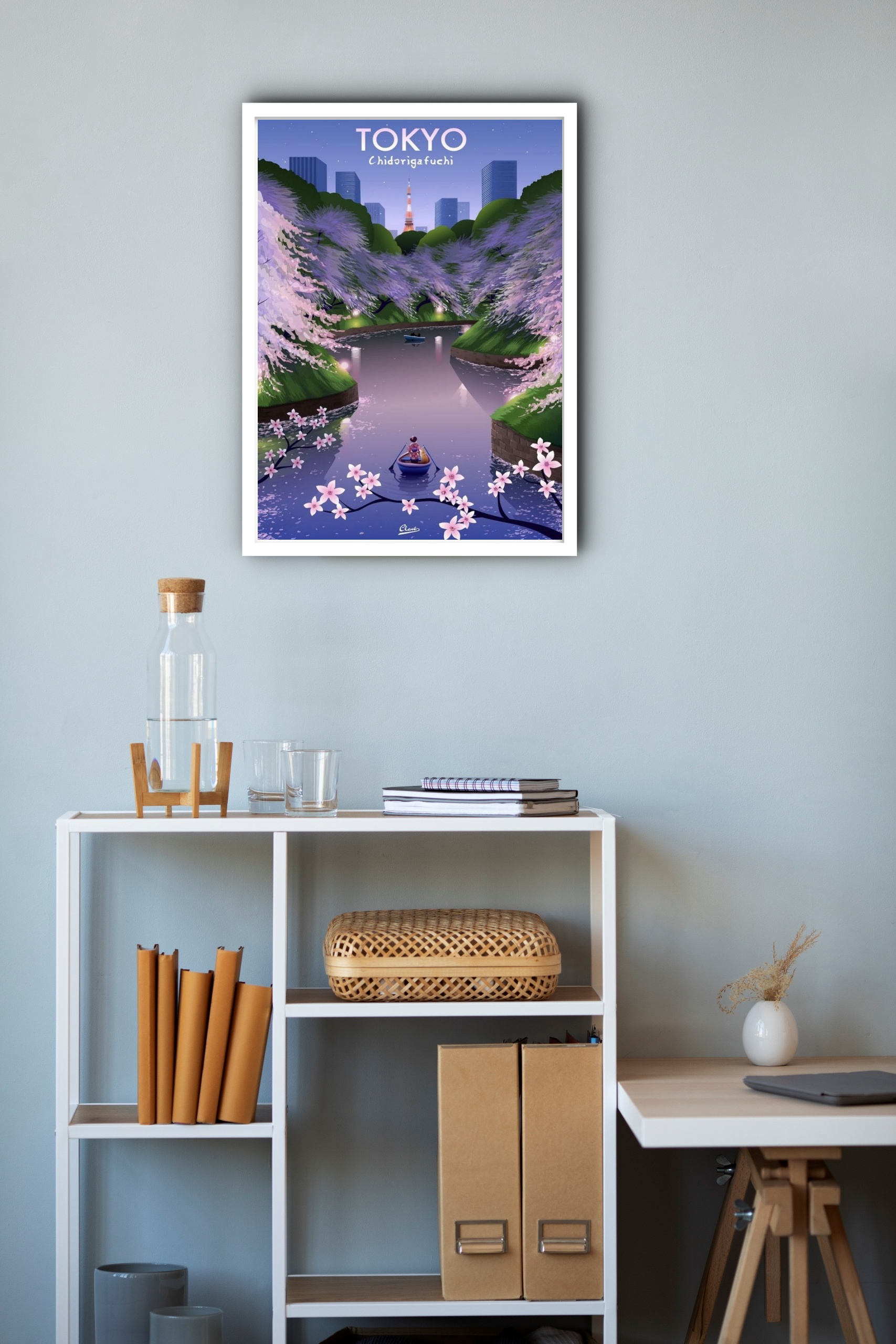 Quadro Decorativo Poster Tokyo Japão - 70x50 cm